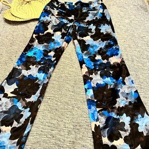 Elevenses The Brighton Abstract Floral Pattern Pants